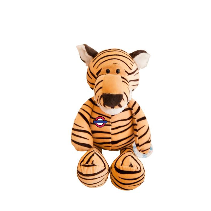 custom printed tiger toy