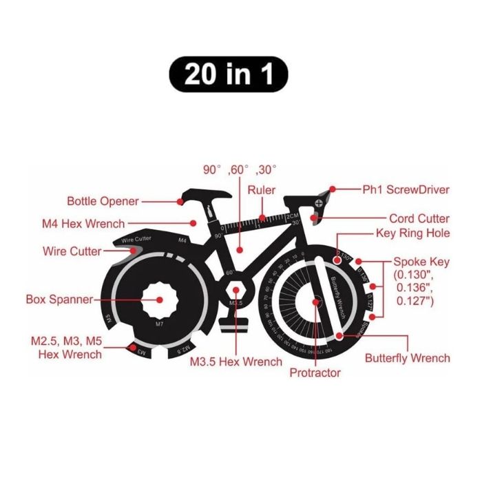 Bicycle keyring promotional