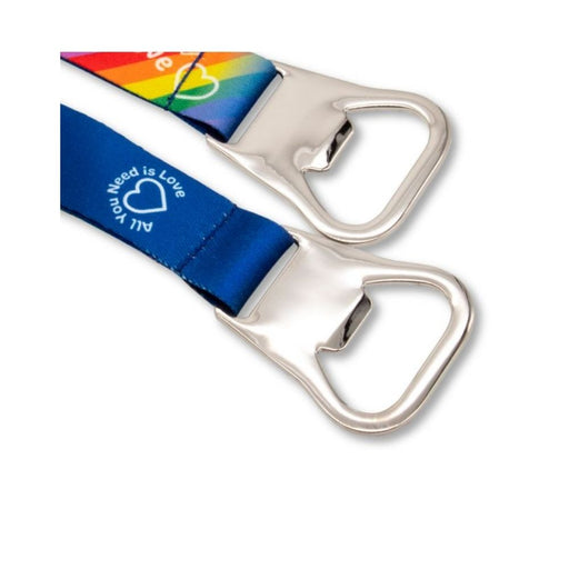 Custom branded Bottle opener keyring