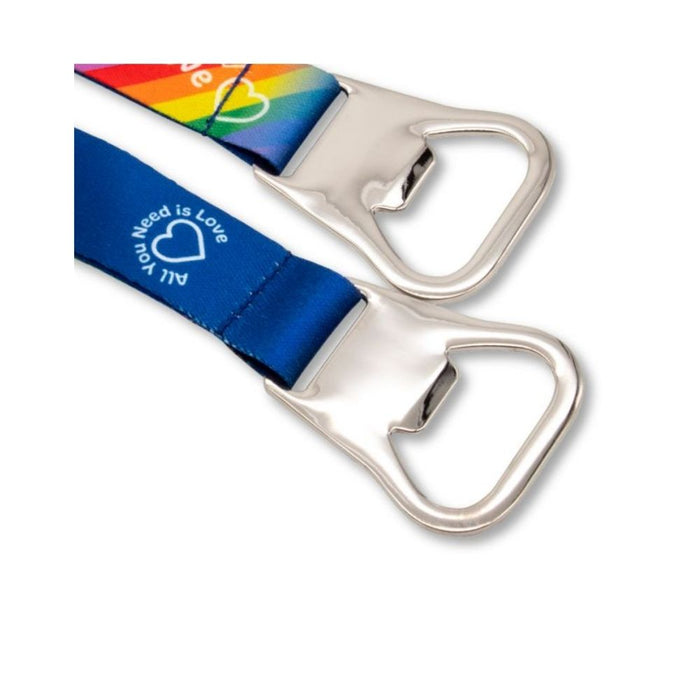 Custom branded Bottle opener keyring