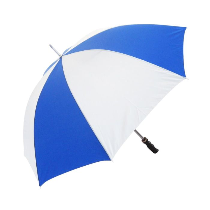 Custom golf umbrella blue and white