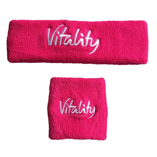 Promotional headband embroidered