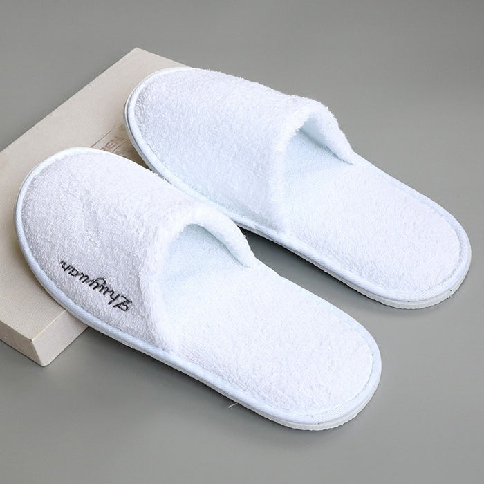 Custom branded hotel slippers