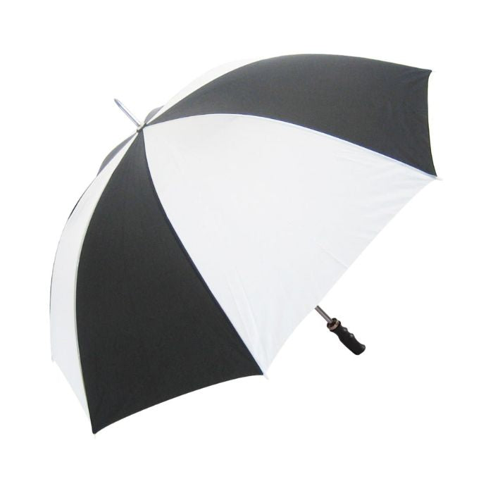 branded golf umbrella black and white