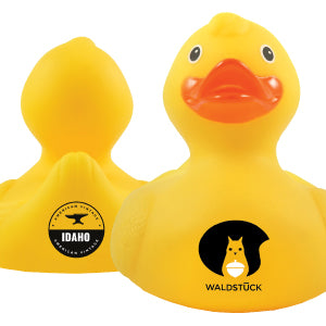 Branded bath toy duck