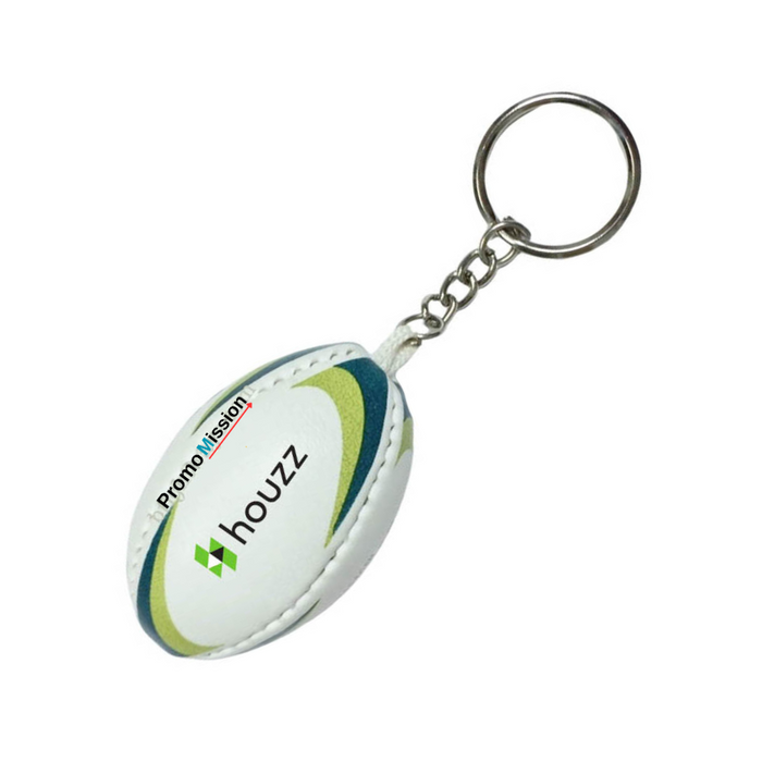 Mini Rugby Ball Keyring
