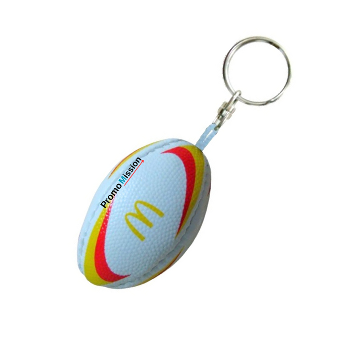 Mini Rugby Ball Keyring
