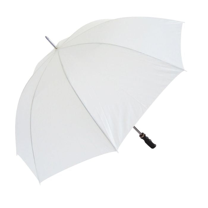 branded golf umbrella white