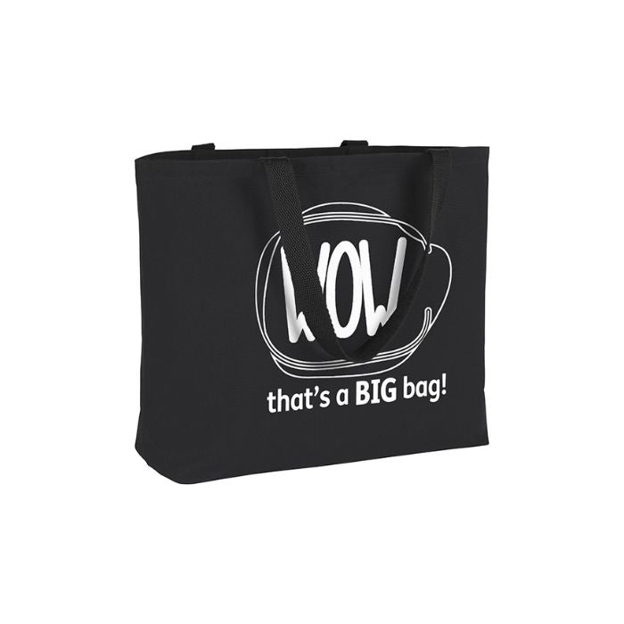 10oz Cotton Big Tote Bag with Internal Pocket