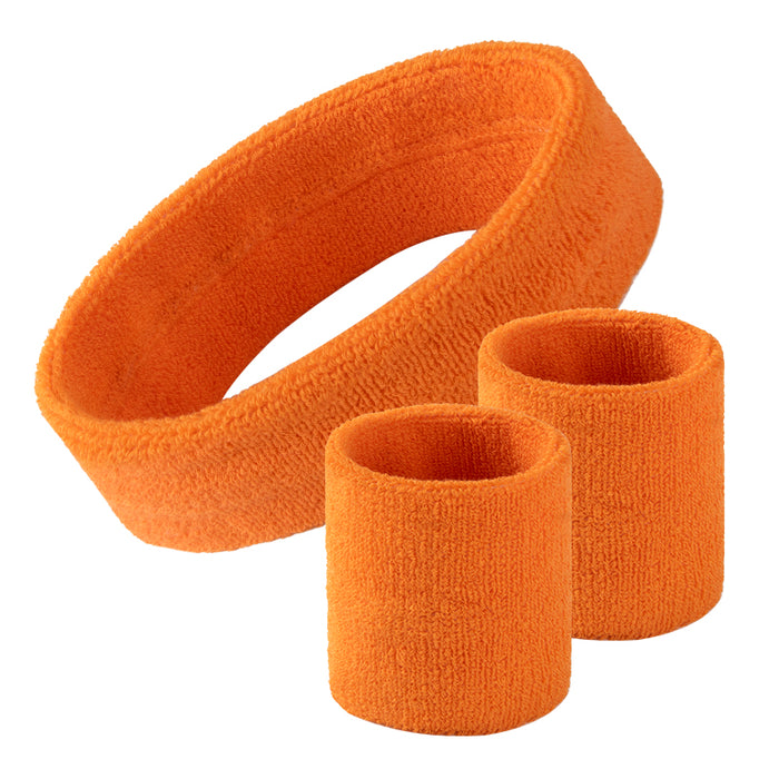 custom Headband wristband Orange