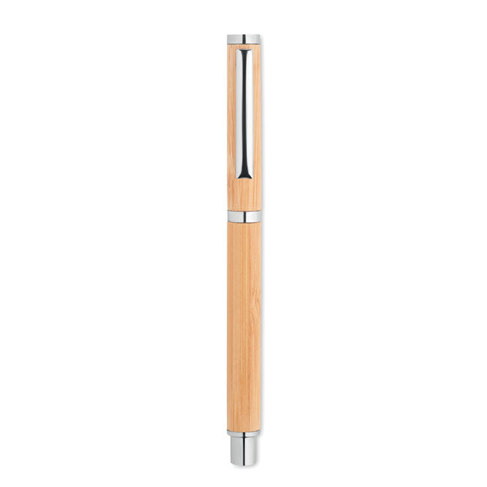 Bamboo barrel roller ball pen | Cairo