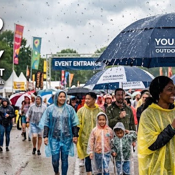 Branded Umbrellas and Rain Ponchos UK: The Outdoor Event Essential Nobody Orders in Time