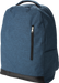 Custom branded blue RPET anti-theft backpack