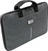 Custom branded grey RPET laptop bag