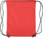 Back of polyester drawstring bag