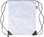 White RPET drawstring bag