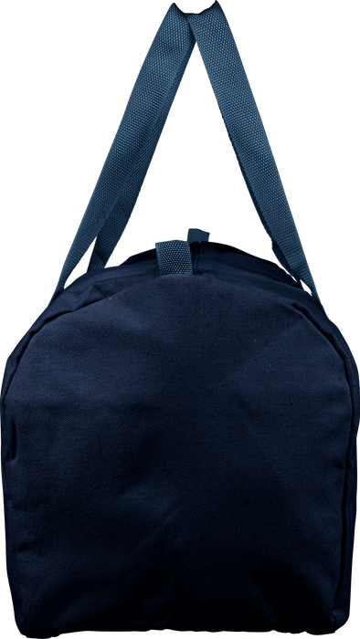 Side of recycled travel bag