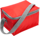 Custom branded red cooler bag