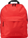 Red polyester backpack