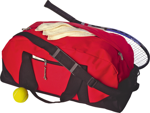 Red large sports bag