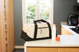 Large sports bag in use