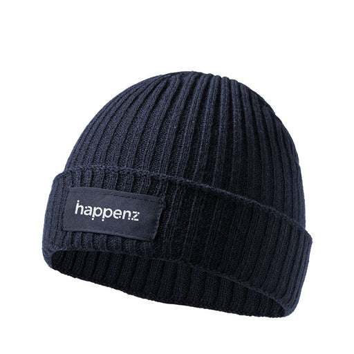 Hat Selsoker ribbed knit beanie in white