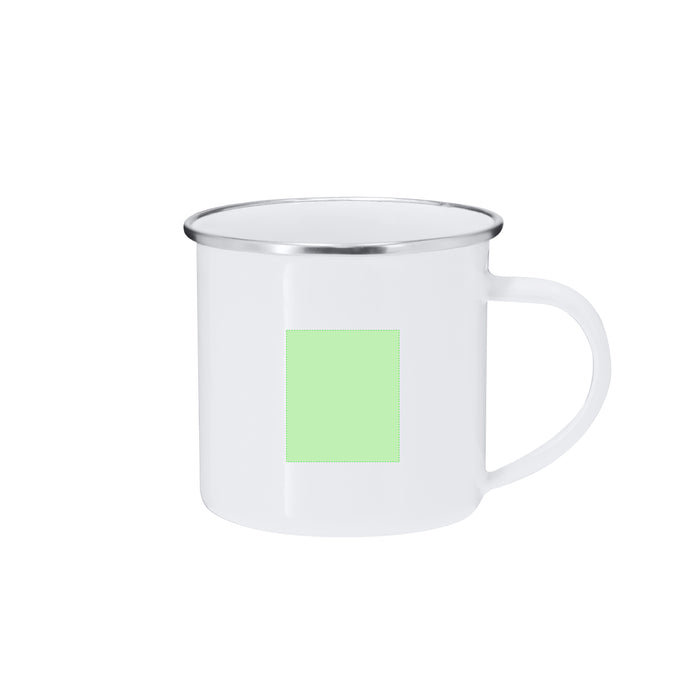 Sublimation White Enamel Promotional Mug