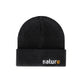 Beanie Hat Acrylic Rib Hem 1 Layer in white