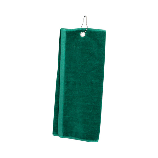 Custom branded golf towel with carabiner