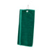 Custom branded golf towel with carabiner
