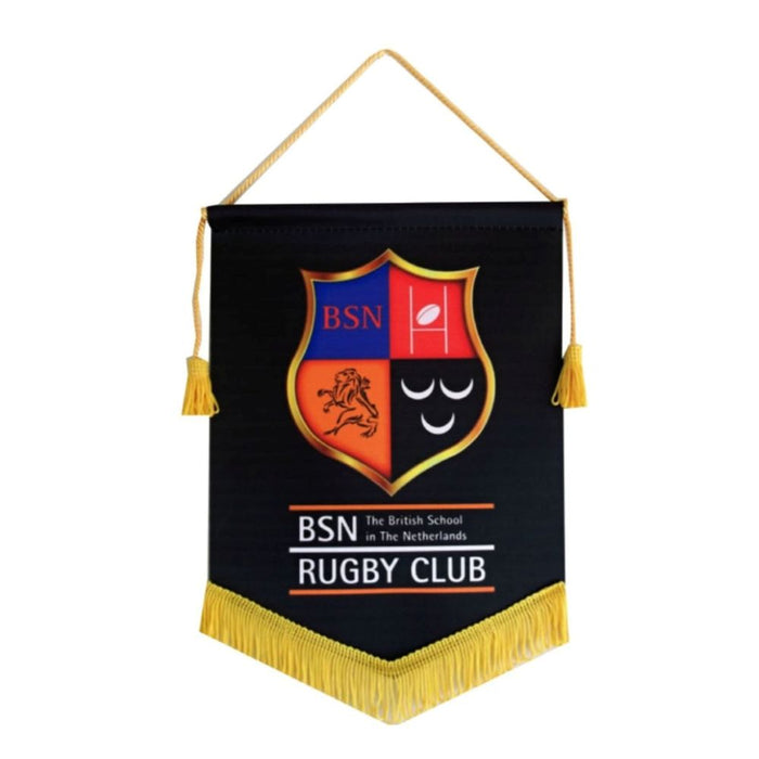 Custom branded sports club pennants UK