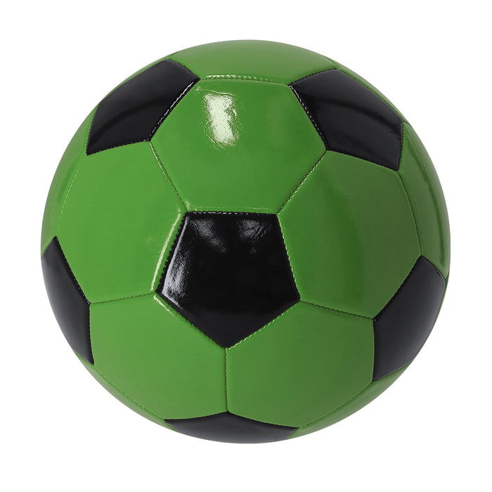 Branded green and black football