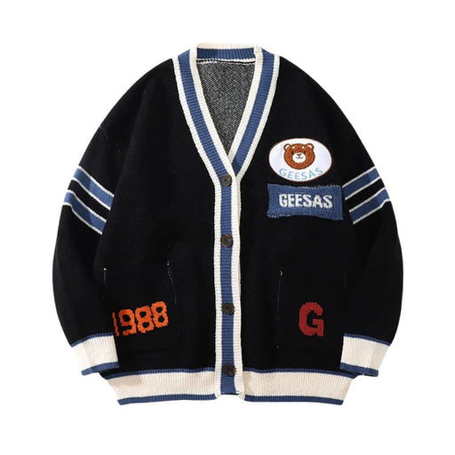 College knitted cardigan