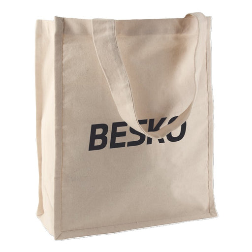 Custom branded cotton tote bag