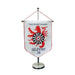Custom branded pennants with pole
