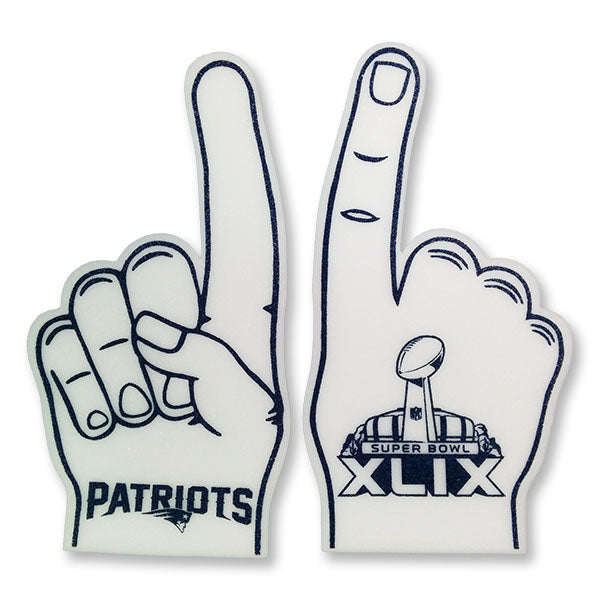 Events cheering foam finger hand white