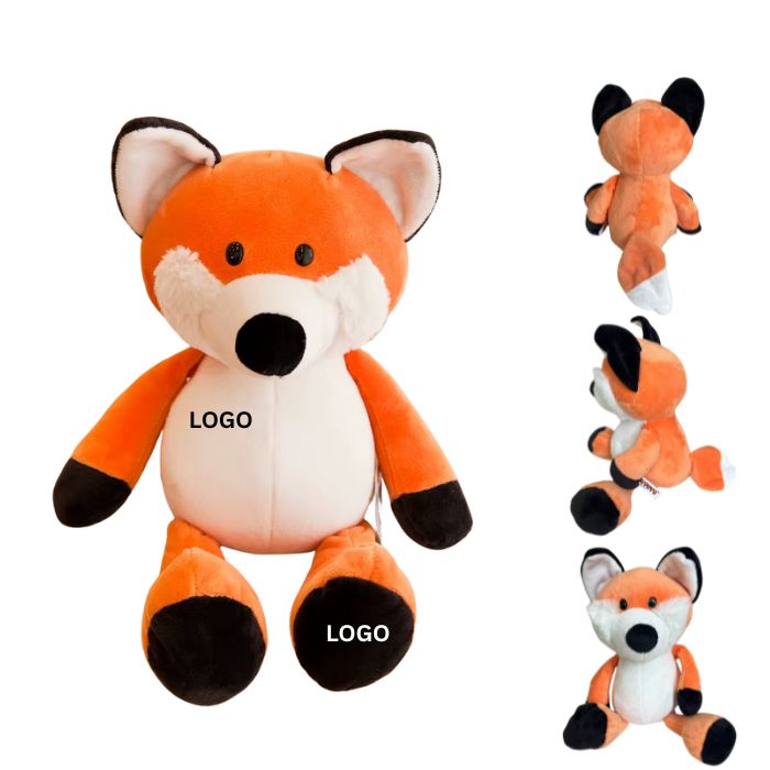 Custom branded fox toy