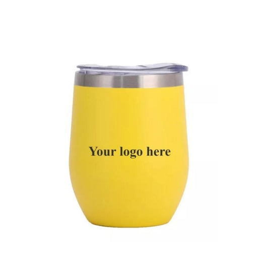 Logo printed coffee cup