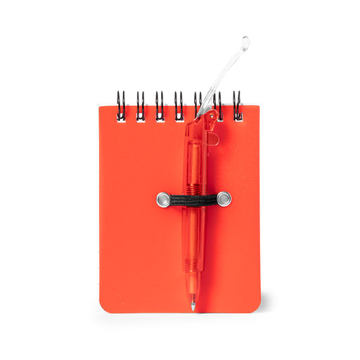 Custom branded mini notebook with pen for corporate giveaways UK
