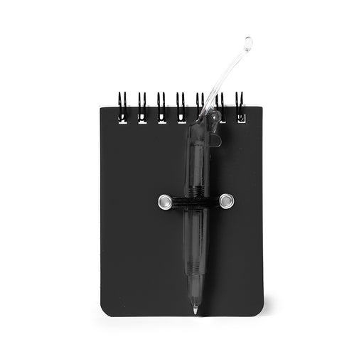 Personalised mini notebook with pen for business events and conferences