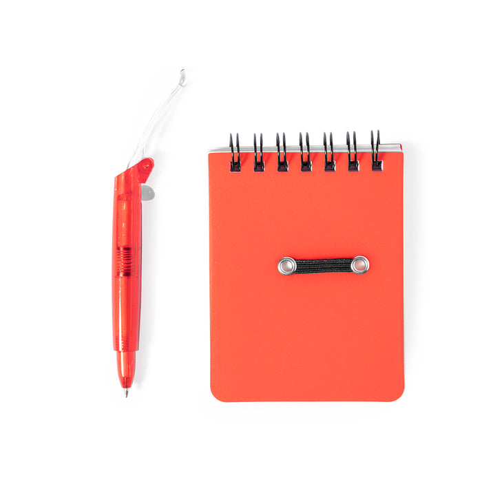 Promotional notepad and pen set