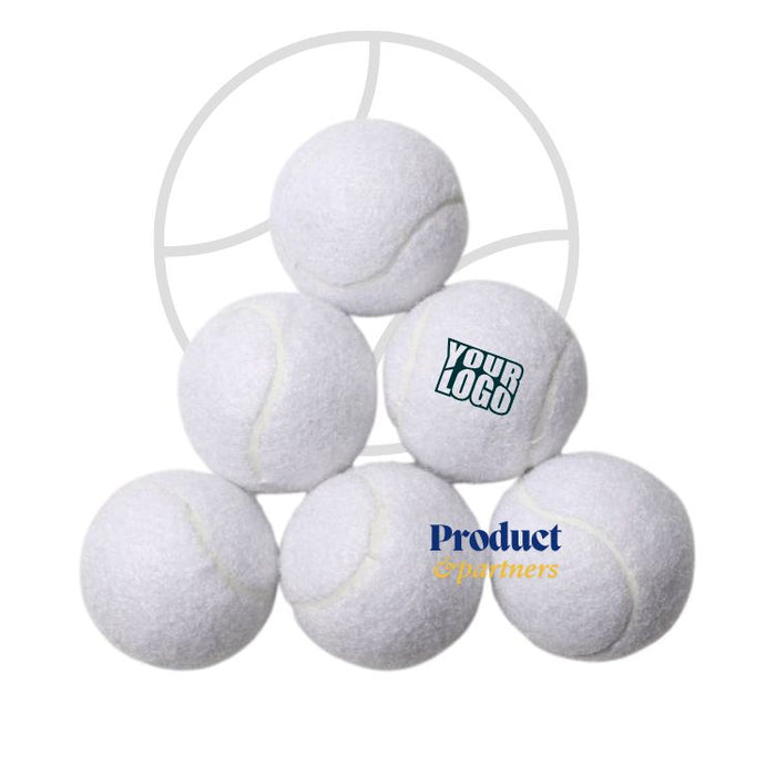 Personlised tennis ball white
