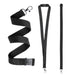 Polyester lanyard wholesale black
