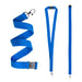 Polyester lanyard wholesale blue