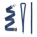 Polyester lanyard wholesale Navy