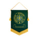 Custom logo sports flags and pennants for giveaways and merchandise