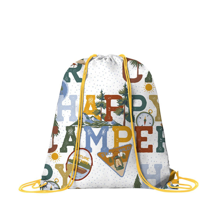 Printed drawstring bagpack