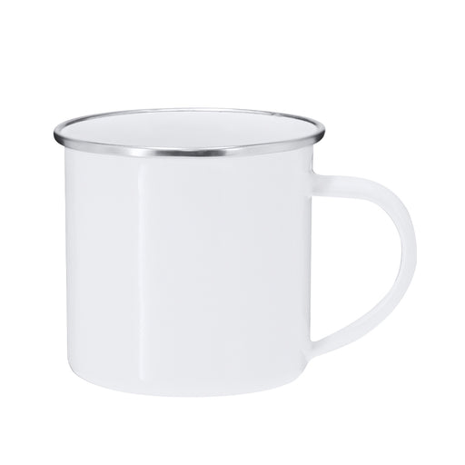 Personalised enamel camping mug with box UK