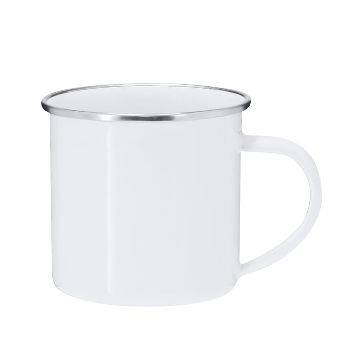 Personalised enamel camping mug with box UK