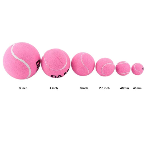 Pink tennis ball